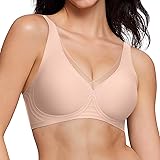 ProKloud Wireless Bra for Women No Underwire Deep V