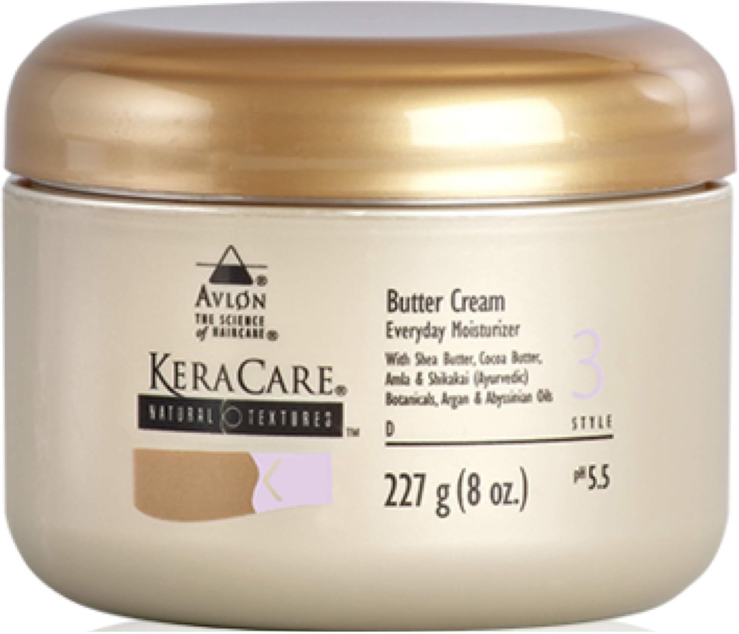 Avlon Keracare Natural Textures Butter Cream 227g, Oil Moisturizer with Jojoba Oil 240ml & Edge Tamer 115g - Image 5