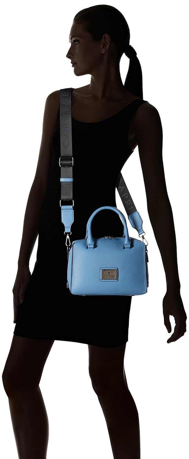 caprese cuba women's satchel (dusty blue) ()