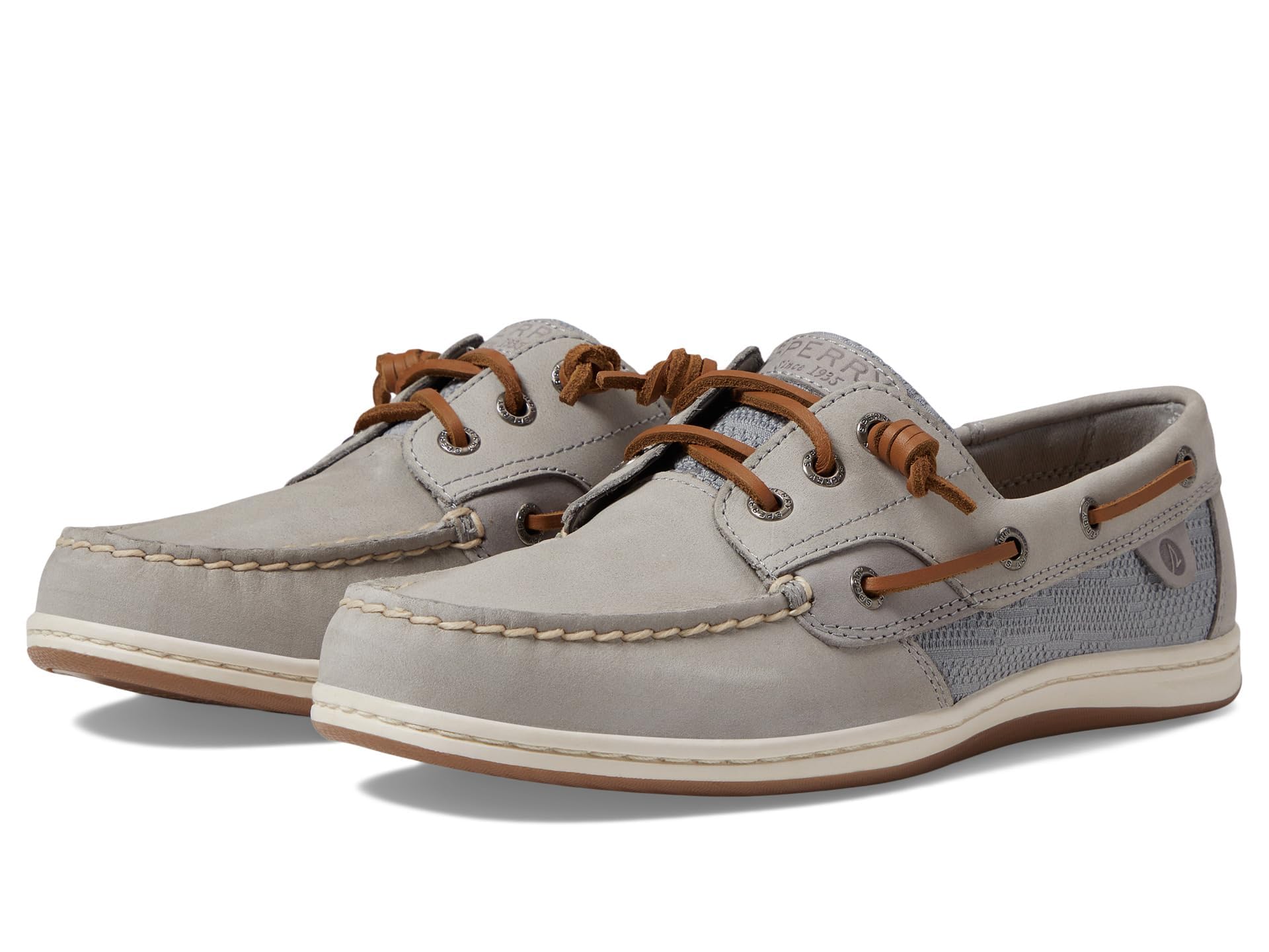 Sperry Ladies Footwear Women’s Songfish Boat Shoe, Grey JAQ, 5