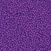 John Bead Czech Glass Seed Beads 10/0, Violet 22g Vial of DIY Jewelry Making Beads Preciosa (Jablonex)