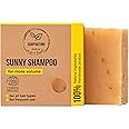 SoapFactory Organic Solid Shampoo Bar with Lemongrass, Adds Volume, Hair Soap for Men and Women, 100% Natural, Vegan, Handmade, Plastic Free, 3 Ounce