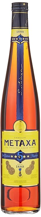 Metaxa 5 Stern mit Flaschenausgießer mit Geschenkverpackung (1 x 3 l)