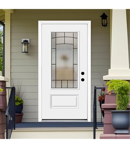 National Door Company ZZ16196L Fiberglass Smooth, Brown, Left Hand National Door Company ZZ16196L Fiberglass Smooth, Brown, Left Hand