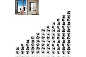 Retractable Vertical Window Fan, Window Exhaust Fan, Adjustable 35-150cm with 5cm Extra Retraction, Variable Speed 0-2800 RPM