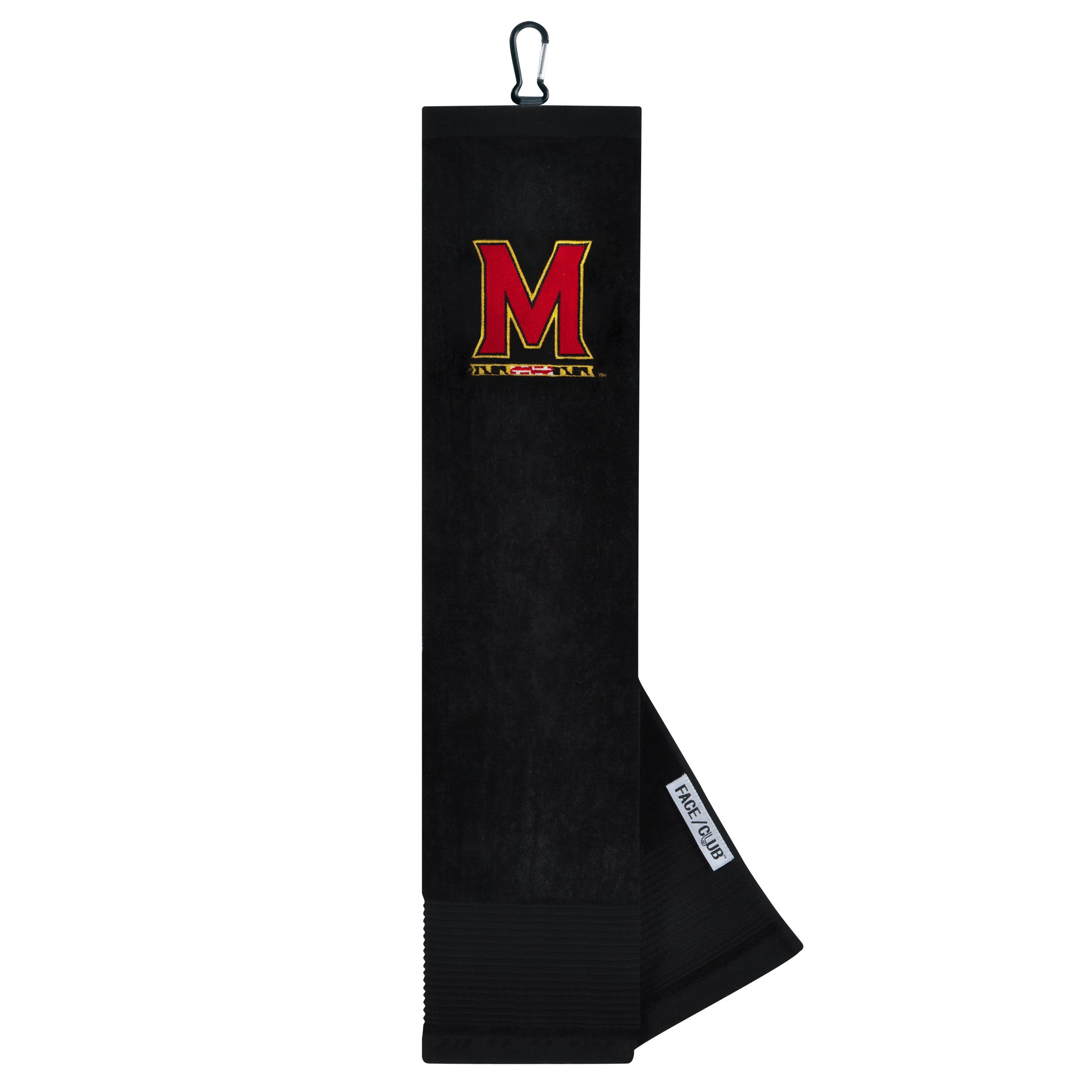 Team Effort Maryland Terrapins Face/Club Embroidered Towel