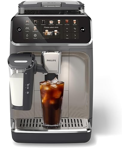 PHILIPS Series 4400 - Máquina de café expresso LatteGo totalmente