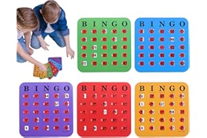 Bingo Cards - Shutter Slide Deck, 5-Piece Logic Game, Finger Puzzle Cards, Party Challenge Set | Home School Office Travel Ca