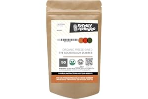 GOOD GUT TRIBE Freshly Fermented - Certifed Organic Sourdough Starter - Rye