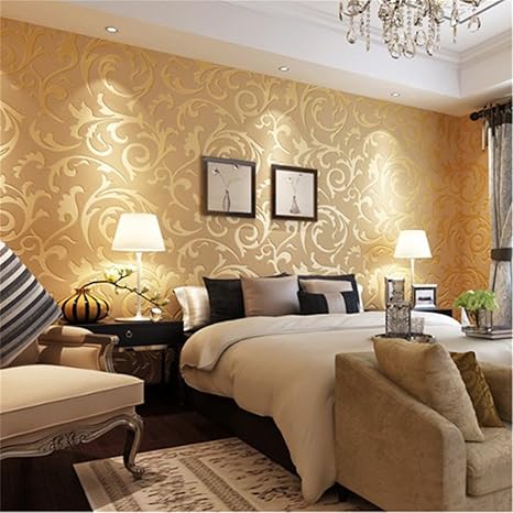 Amazon Com Dolland Wallpaper Modern Non Woven 3d Embossed