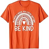 Be Kind Rainbow Orange Unity Day Anti Bullying T-Shirt