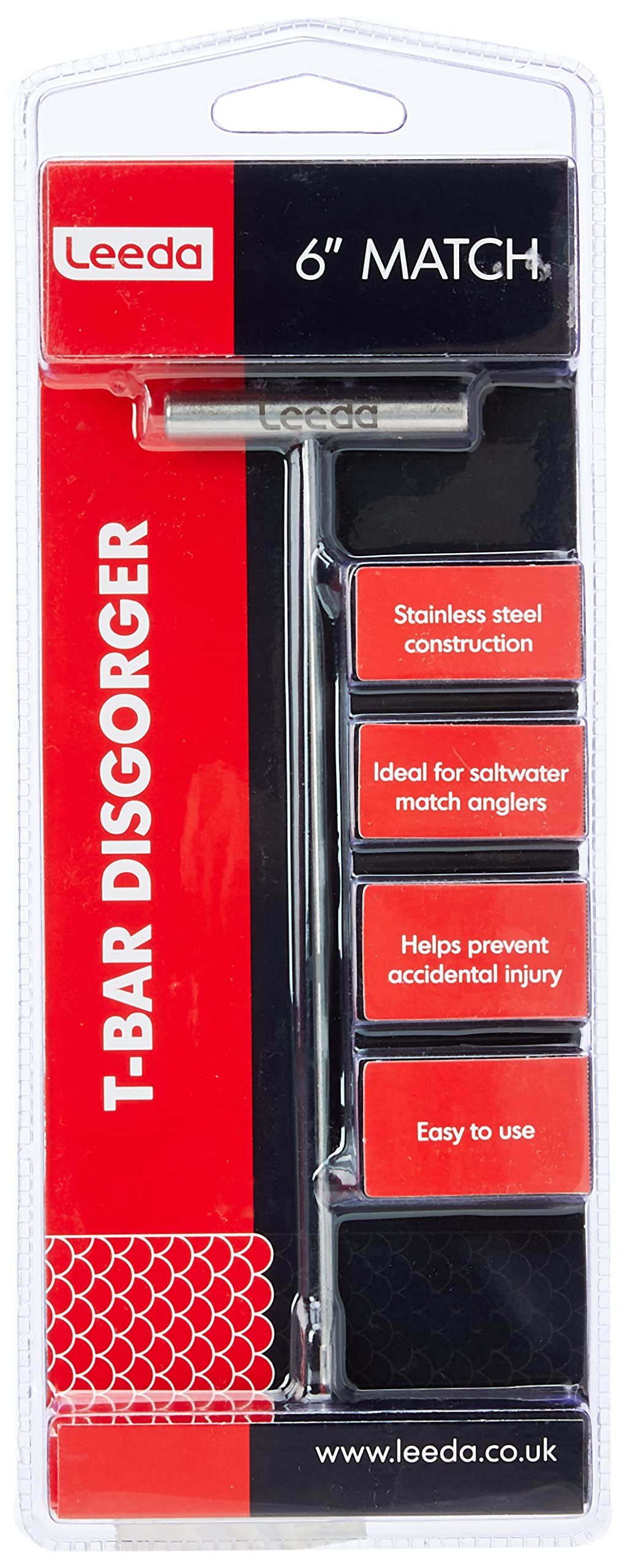 Leeda ) 6" T-Bar disgorger (Match) 6 inches