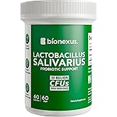 Bionexus™ Lactobacillus Salivarius Dietary Supplement – 60-Count, 30 Billlion CFU Oral Probiotics Support, Oral and Digestive Wellbeing, Immune Boost – Made in USA, Delayed-Release DRcaps®