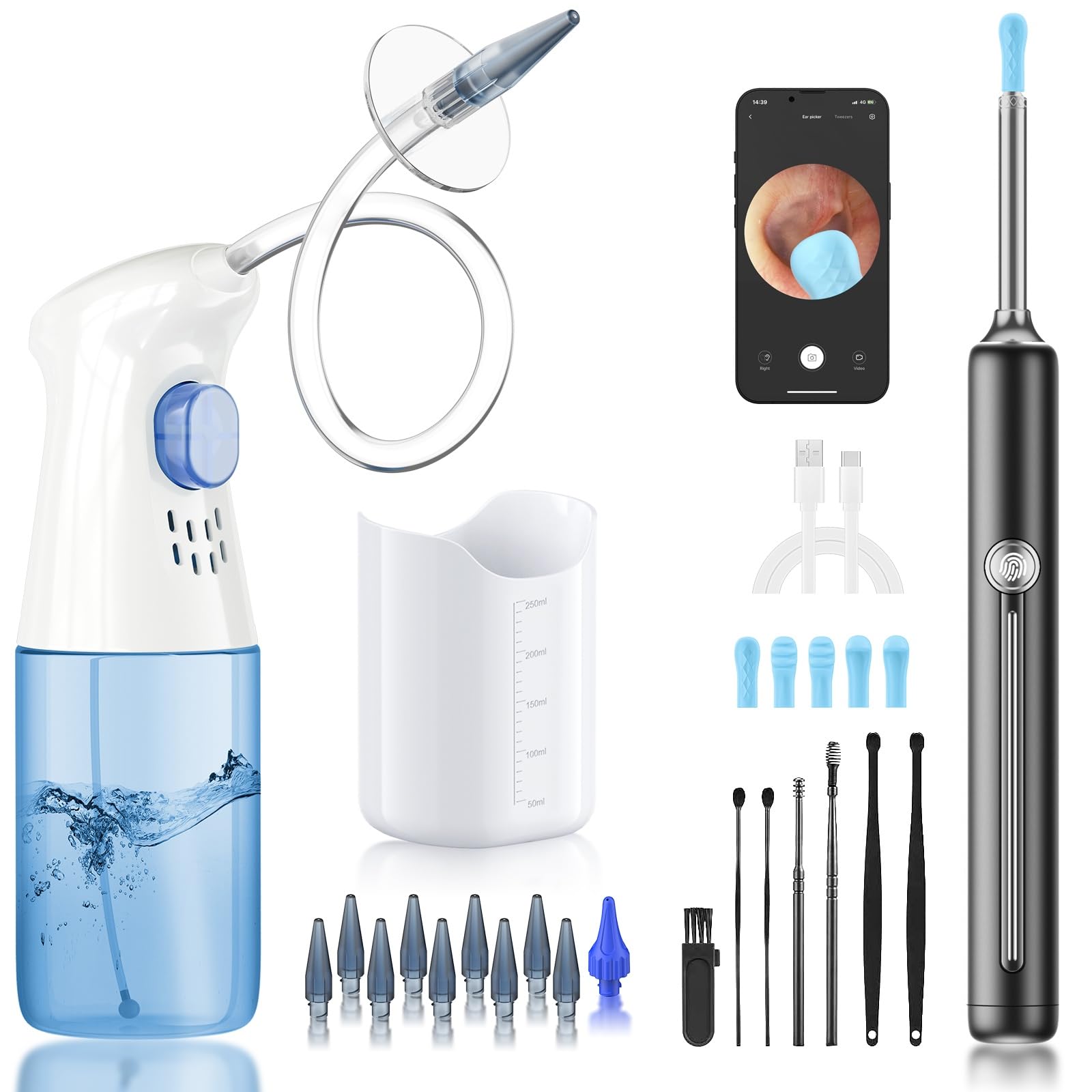 Photo 1 of Ear Wax Removal - Ear Cleaner - Ear Camera - Ear Wax Removal Kit - Ear Wax Removal Tool Camera - 1080HD Effective for Cleaning Ear Wax Build-Up