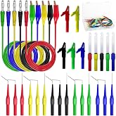Linkhood 31PCS Back Probe Kit, Banana Plug to Copper Alligator Clip Automotive Test Leads Set, Insulation Wire Piercing Probes, Test Wires for Car Repairing Diagnostic Circuit Testing (30)