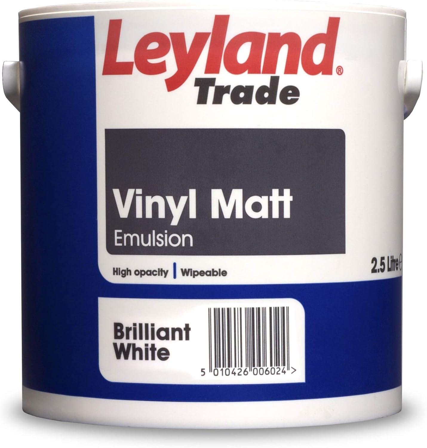 Leyland Trade 264802 Vinyl Matt, Brilliant White, 2.5 Litre Amazon.co