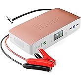 HALO Bolt Air 58830 Portable Car Battery Jump Starter | 100 PSI Air Compressor, 58.8Wh USB Power Bank, Emergency Floodlight & Charger, Jump Cars SUVs & Trucks, Inflate Tires, TSA Approved — Rose Gold