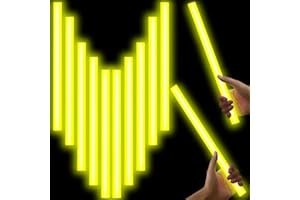 Lewtemi 10 Pcs Large Glow Sticks Christmas Jumbo Sticks Available in 14 or 16 Inch Big Glow Stick Giant Light Stick Emergency Light Stick for Christmas Survival