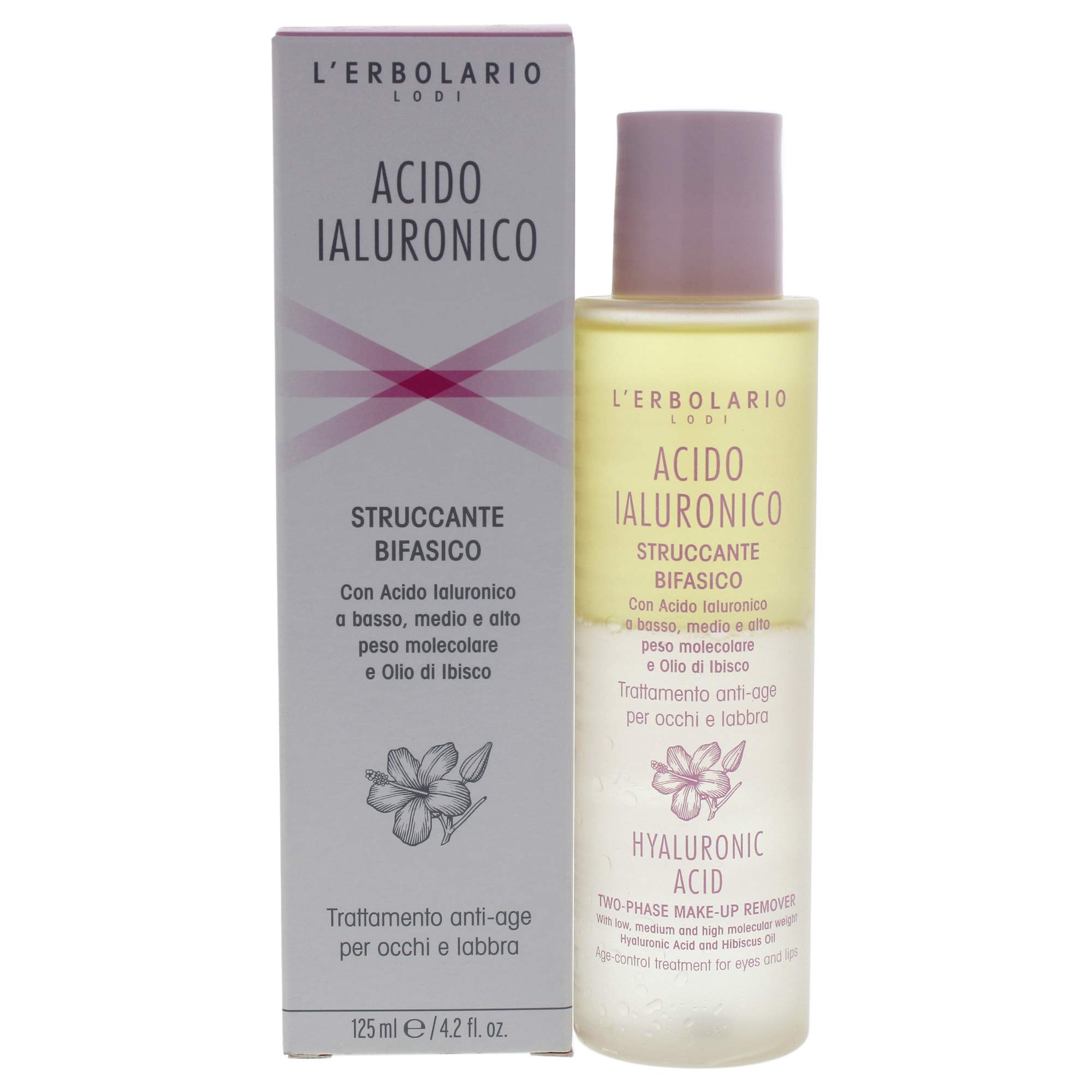 L'erbolario hyaluronic acid byphasic makeup remover