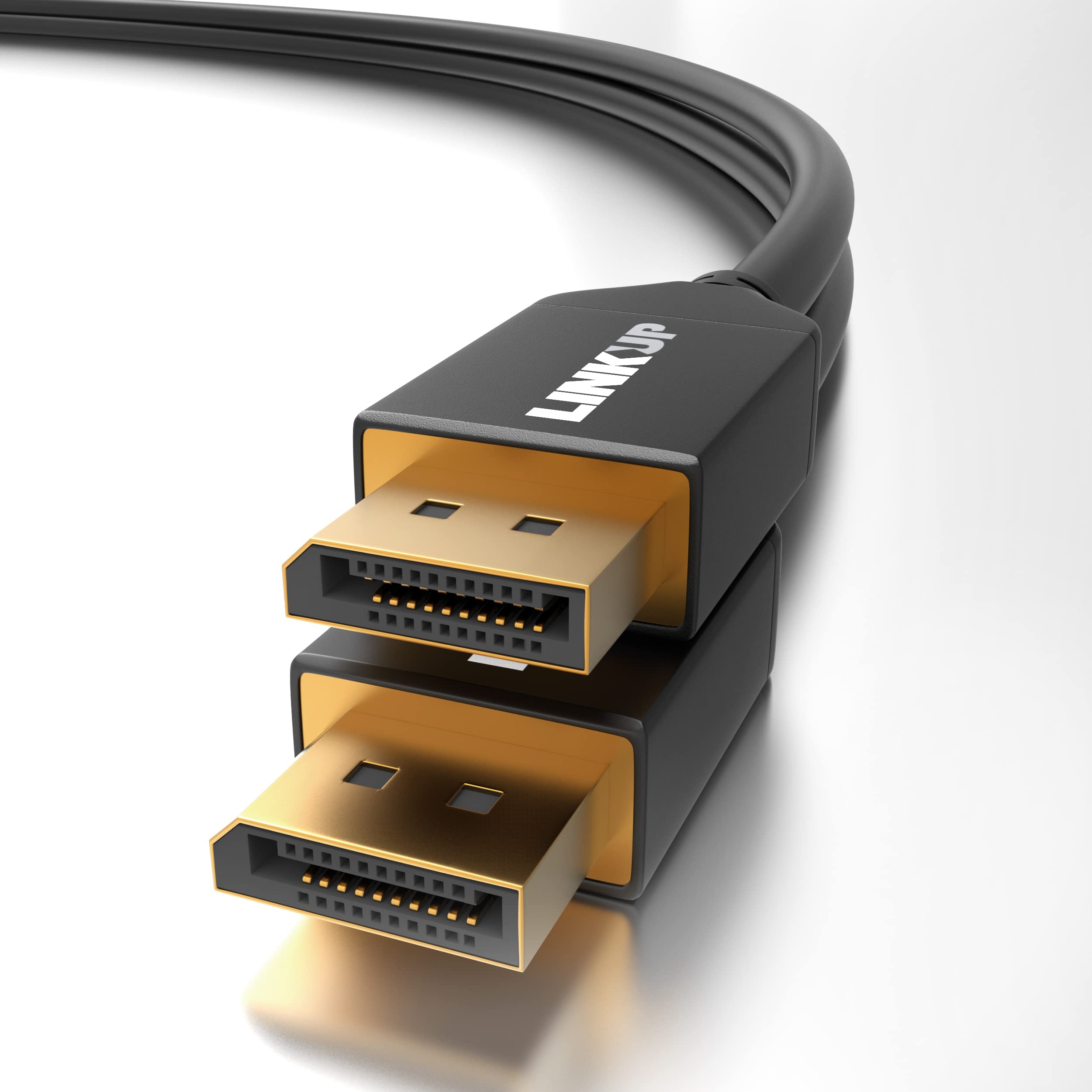 LINKUP - (3m/10ft DisplayPort DP8K DP1.4 Cable (VESA Certified) 8K @ 60Hz, 4K @ 144Hz | 28AWG Heavy Duty — image 1