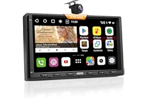 ATOTO S8 8-Core 7" QLED Double Din Android Car Stereo &1080P DVR Backup Camera, Built-in 4G, WiFi/BT/USB Tethering, Wireless CarPlay&Android Auto, Dual Bluetooth, 4G+32G, SCVC,AI Chat, S8G2A74MS-S01R