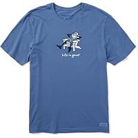 T-shirt Life Is Good 'Do I Want A Beer?' - Taille M - Coton, Coupe Regular - Occasion Très Bon état