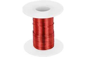 MECCANIXITY 22 AWG Magnet Wire, 22 Gauge Enameled Copper Wire, 2 oz Magnetic Coil Wire for Transformer, Motor, Electric, 155C