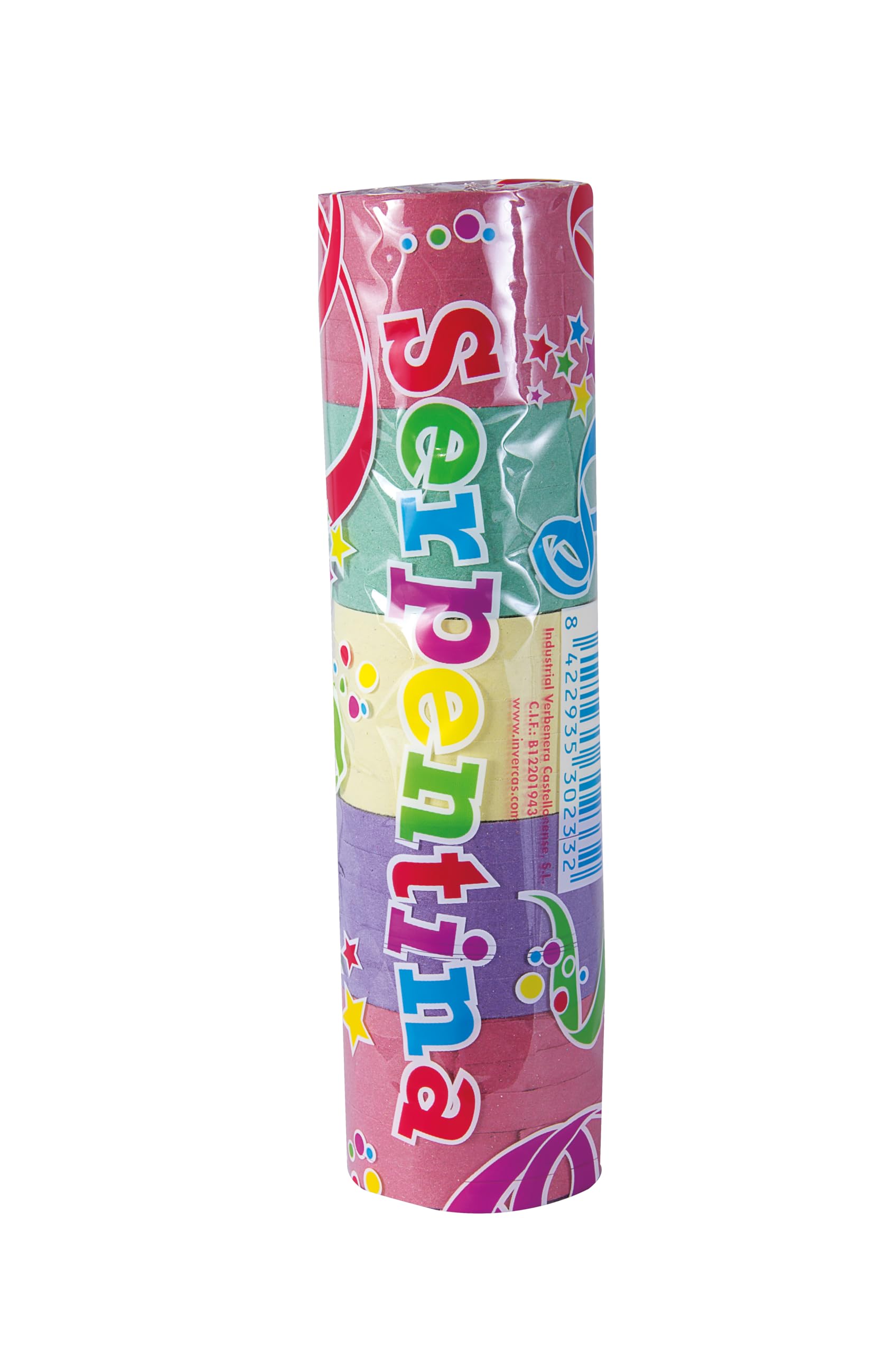 P 'tit clown Giant 3122 Coil – Roll of 25 – 8 mm – 10 m Multi-Coloured