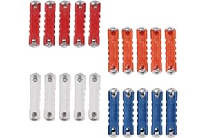 40pcs Car Auto Fuses Kit 5A 8A 16A 25A Assorted Ceramic Torpedo Type Electrical Fuse Classic Automotive Replacement