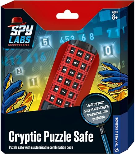Amazon.com: Spy Labs Inc: Cryptic Puzzle Safe by Thames & Kosmos