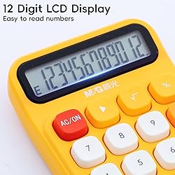 M&G Desktop Calculator 12 Digit Mechanical Switch
