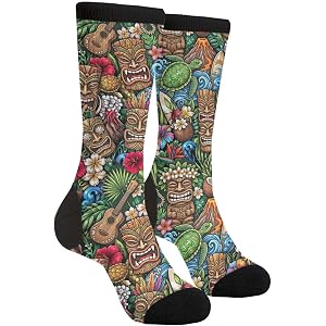 YISHOW Novelty Crew Socks Funny Mens Womens Dress Socks Gifts