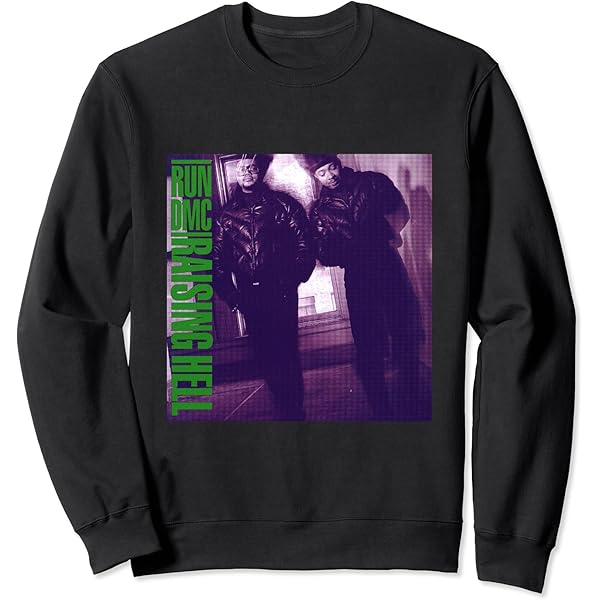 RUN DMC Raising Hell Black Tee　ラップTシャツ Vtg 1986 Run DMC Raising Hell T-shirt Black M/L 80s Rap Hip
