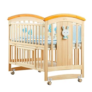 pine baby cot