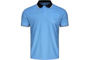 CUTIEHON Men's Baseball Umpire Shirt, Short Sleeve referee Jersey Shirts Sized for umpire chest protector