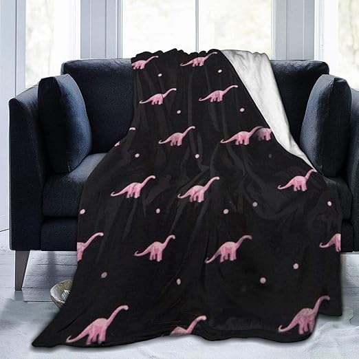 pink dinosaur blanket
