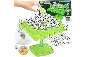 kykake Panda Balance Game Toys,Balance Game Tree Two-Player Parent-Child Interactive Family Tabletop Puzzle Montessori Toy,Pandas Board for Kids and Adults (Panda)
