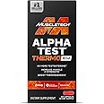 MuscleTech AlphaTest Thermo XTR Thermogenic Testosterone Booster| Muscle & Strength Builder for Men | Workout Supplement | 90 Capsules | 30 Servings