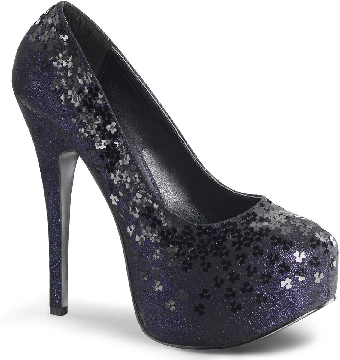 sequin heel shoes