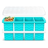 Silicone Freezer Molds for Soup with Lid – 1-Cup