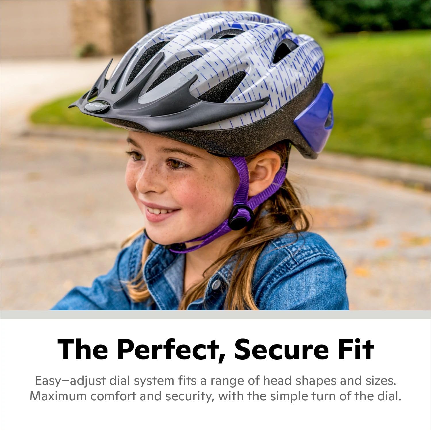 Schwinn Thrasher Helmet for Kids, Size 55-58 cm for Kids 8-14, Lightweight Microshell, Adjustable Dial & Straps, Interior Padding, Air Vents, Visor, Helmet for Boys and Girls