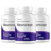 (3 Pack) Neurocept Brain Supplement Capsules, Official Neuro cept Nootropic Focus Support, Neurocept Advanced Formula Brain & Memory Support, Neuro cept Pills Overall Health & Wellness (180 Capsules)