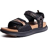 KuaiLu Womens Orthopedic Walking Sandals Ladies Recovery Sport Thick Athletic Cushion Outdoor Hiking Water Sandles Adjustable Strap Sandals with Comfortable Plantar Fasciitis Arch Support