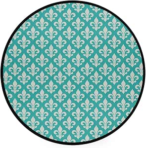 ZOANEN Motivo clásico de la Flor de lis con Efectos artísticos de