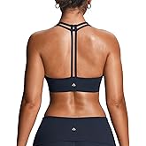 Aoxjox Women's Workout Sports Bras Fitness Training Gym Athlenza T-Back Bra Lumastretch™ Yoga Crop Tank