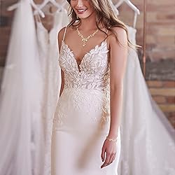 BriLove Women's Wedding Jewelry Set Leaf Cluster