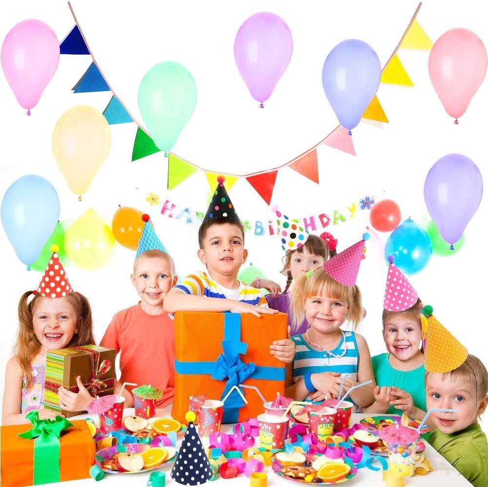 Vesil Kids Birthday Party Hats, Assorted: Kitchen & Dining