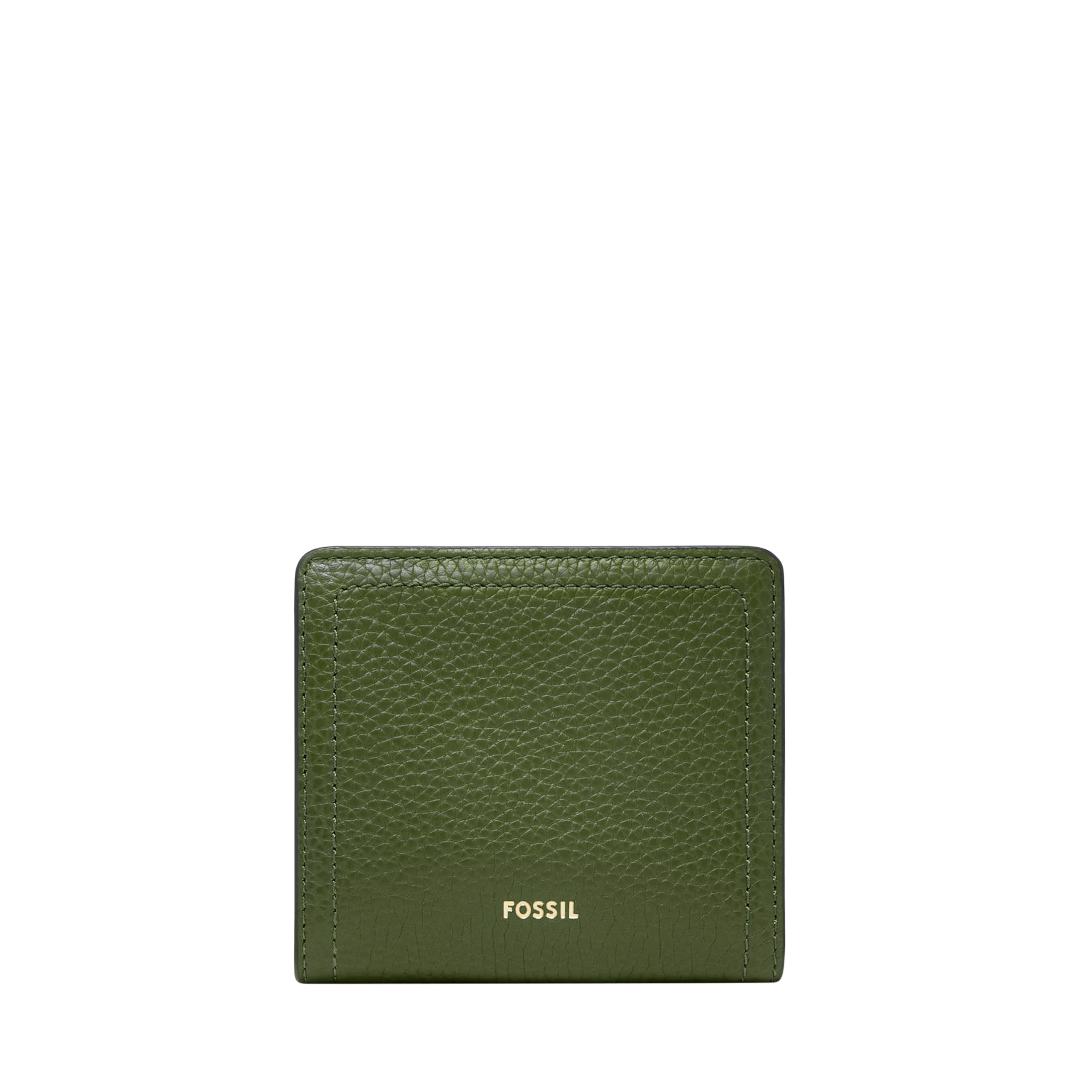 Fossil Women's Logan RFID Small Bifold Wallet, Mystic Green Image