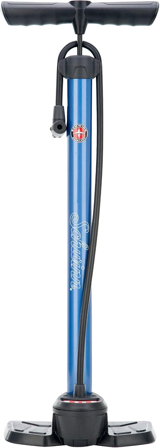 Schwinn Digital Floor Pump with 120PSI Gauge Floor Bike Pumps Sports & Outdoors