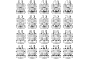 Wooswen 20 Pieces Split Bolt Joint Clamp Wire Connector Electrical Fence Connector Aluminium Alloy for Multiple Electric Fenc